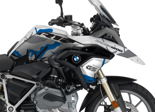 BKIT 3232 BMW R1200GS LC 2017 Alpine White Safari R12 Series Blue Grey Stickers Kit 02