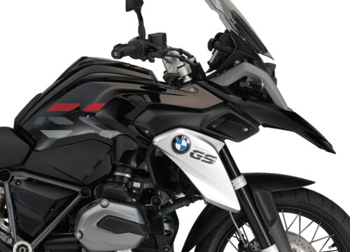 BSTI 3227 BMW R1200GS LC 2013 2016 Triple Black GS Lines Tank Stickers Red Silver 02