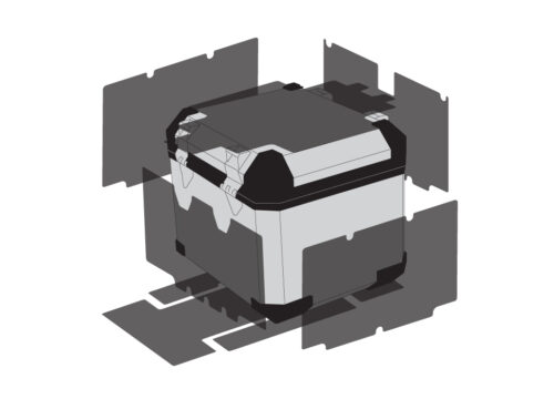 W BMW GS Top Box Prodector Film 06