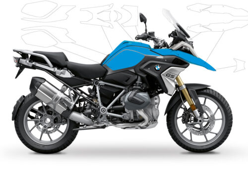 BPRF 3277 BMW R1250GS Cosmic Blue Standard Package Advanced Technology Protective Film 01