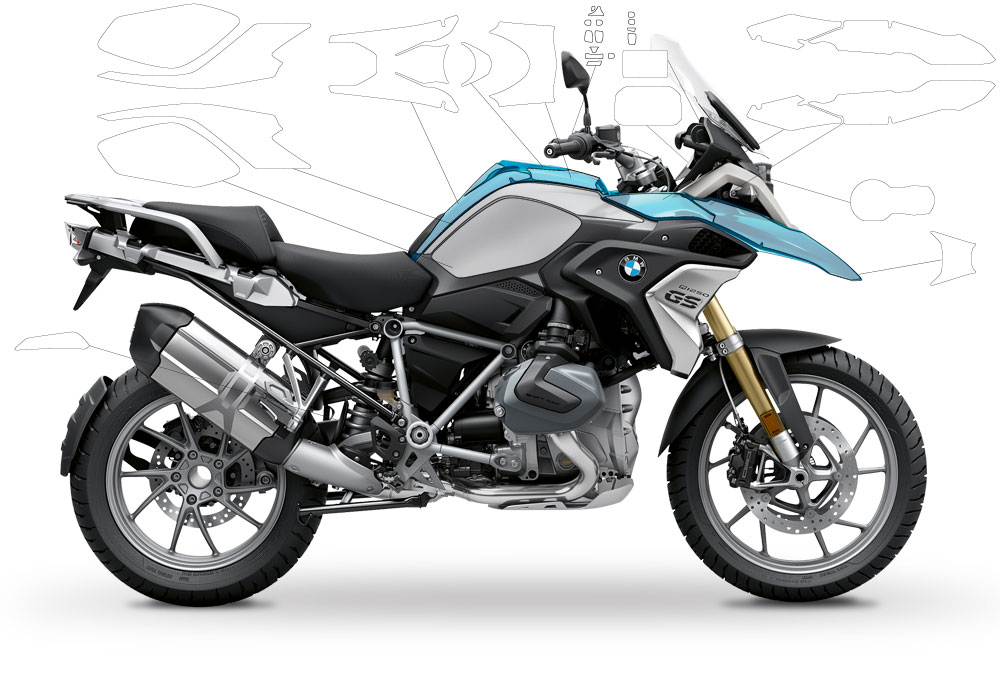 BPRF 3278 BMW R1250GS Cosmic Blue Ultimate Package Advanced Technology Protective Film 00