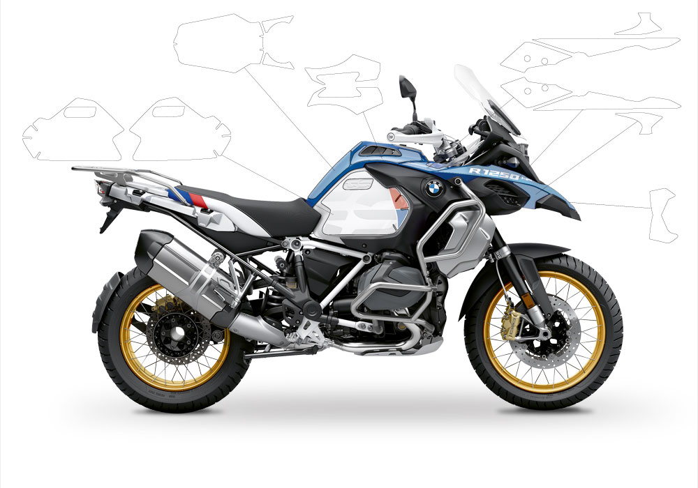 BPRF 3283 BMW R1250GS Adventure Style Hp Standard Package Advanced Technology Protective Film 00 1