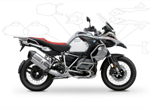 BPRF 3289 BMW R1250GS Adventure Ice Grey Standard Package Advanced Technology Protective Film 00 1