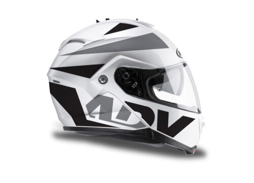 HEL 3266 HJC IS MAX II Helmet White Vivo Series Black Grey Stickers Kit 02