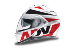 HEL 3267 HJC IS MAX II Helmet White Vivo Series Red Black Stickers Kit 01