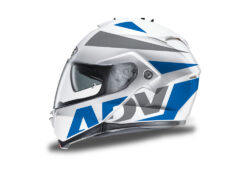 HEL 3269 HJC IS MAX II Helmet White Vivo Series Blue Grey Stickers Kit 01