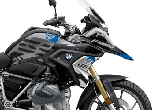 BKIT 3306 BMW R1250GS Black Storm Metallic Safari Blue Black Stickers Kit 02