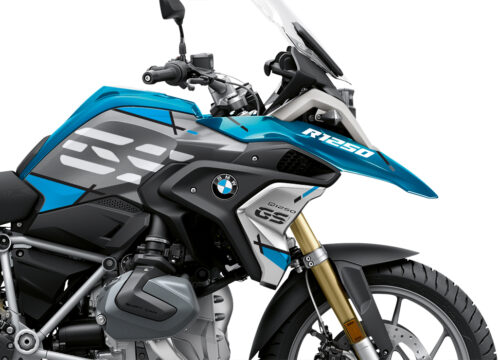 BKIT 3323 BMW R1250GS Cosmic Blue Vector Light Blue Stickers Kit 02