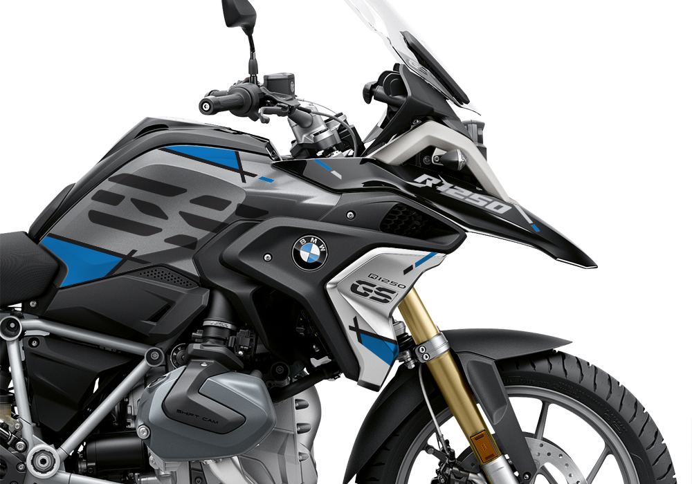 BKIT 3326 BMW R1250GS Black Storm Metallic Vector Blue Stickers Kit 02