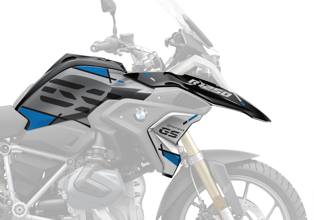 BKIT 3326 BMW R1250GS Black Storm Metallic Vector Blue Stickers Kit 04