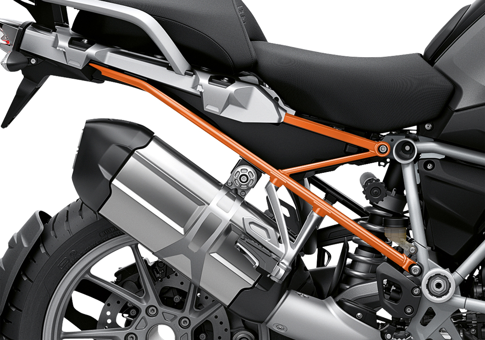 BFS 3347 BMW R1250GS 2019 Black Storm Metallic Subframe Wrap Styling Kit Orange 02