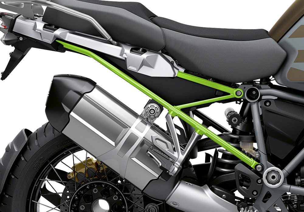 BFS 3352 BMW R1250GS Adventure 2019 Style Exclusive Subframe Wrap Styling Kit Toxic Green 02