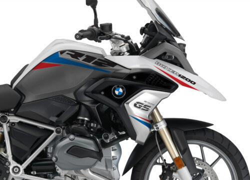 BKIT 3358 BMW R1200GS LC Alpine White Vivo Series Red Blue Stickers Kit 02
