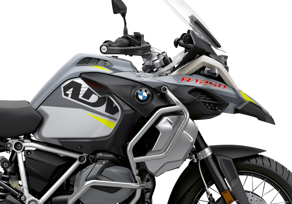 BKIT 3366 BMW R1250GS Adventure Ice Grey Alive Grey Fluo Yellow Stickers Kit 02