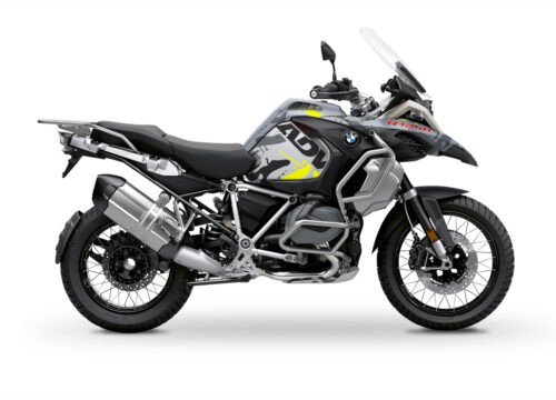 BKIT 3372 BMW R1250GS Adventure Ice Grey Safari Grey Fluo Yellow Stickers Kit 01