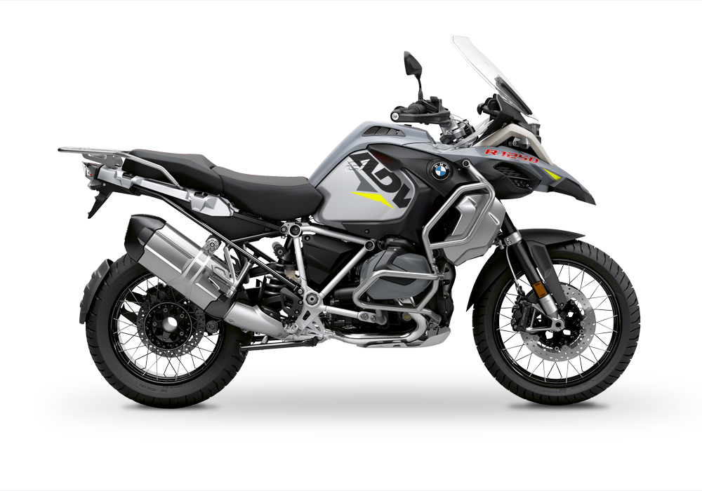 BKIT 3389 BMW R1250GS Adventure Ice Grey Velos Grey Fluo Yellow Stickers Kit 01