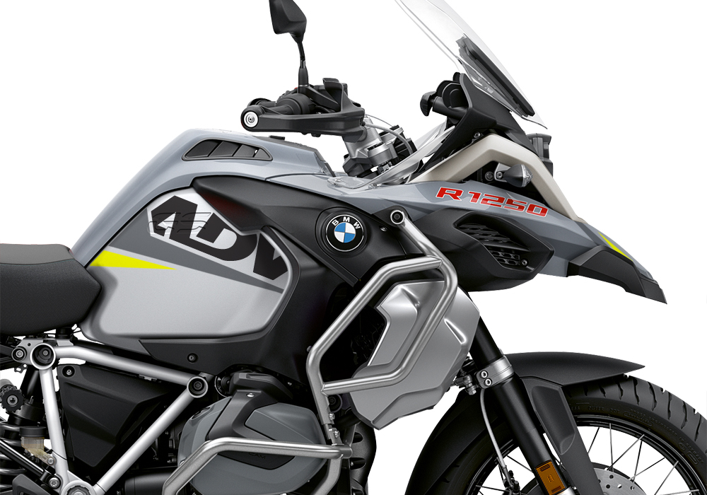 BKIT 3395 BMW R1250GS Adventure Ice Grey Vivo Grey Fluo Yellow Stickers Kit 02
