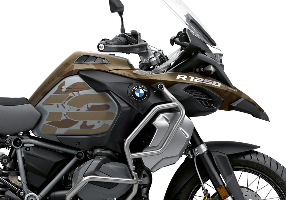 BKIT 3400 BMW R1250GS Adventure Style Exclusive Safari Brown Metallic Stickers Kit 02