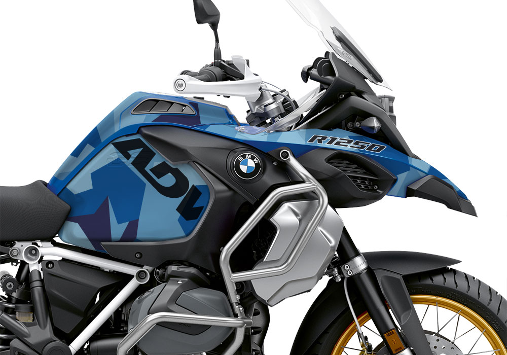 BKIT 3551 BMW R1250GS Adventure Style HP M90 Blue Camo Full Wrap 02