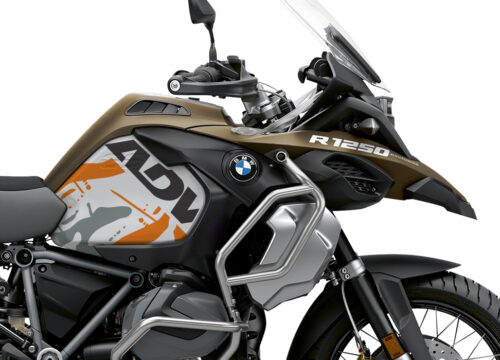BKIT 3560 BMW R1250GS Adventure Style Exclusive Safari V2 Orange Black Stickers Kit 02