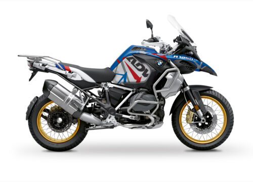 BKIT 3567 BMW R1250GS Adventure Style HP Spike Red Blue Stickers Kit 01