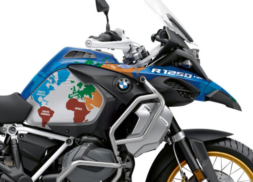 BKIT 3573 BMW R1250GS Adventure Style HP The Globe Multicolour Stickers Kit 02