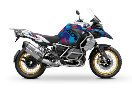 BKIT 3608 BMW R1250GS Adventure Style HP M90 Blue Red Camo Full Wrap 01