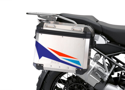 BSTI 3453 BMW R1250GS Adventure Pannier Alive Royal Blue Light Blue Fluo Red Stickers Kit 02