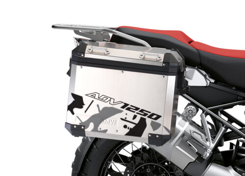 BSTI 3458 BMW R1250GS Adventure Pannier Safari Grey Black Stickers Kit 02