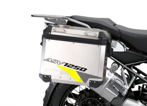 BSTI 3478 BMW R1250GS Adventure Pannier Velos Grey Fluo Yellow Stickers Kit 02