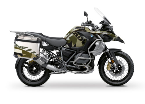 BSTI 3486 BMW R1250GS Adventure Pannier M90 Camo Military Stickers Kit 01