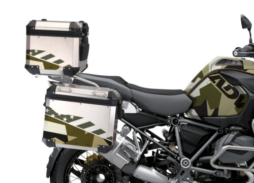 BSTI 3495 BMW R1250GS Adventure Top Box M90 Camo Military Stickers Kit 02