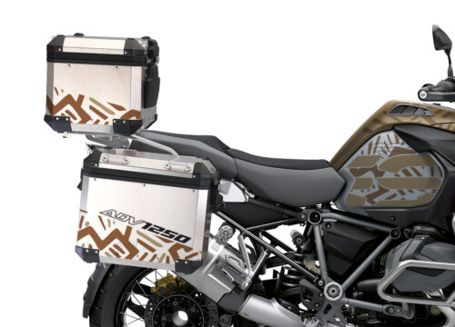 BSTI 3499 BMW R1250GS Adventure Top Box Massai Brown Champagne Metallic Stickers Kit 02 02