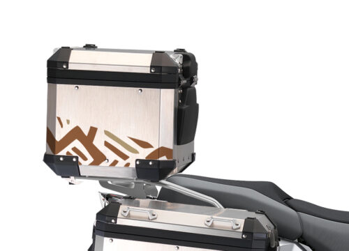 BSTI 3499 BMW R1250GS Adventure Top Box Massai Brown Champagne Metallic Stickers Kit 03