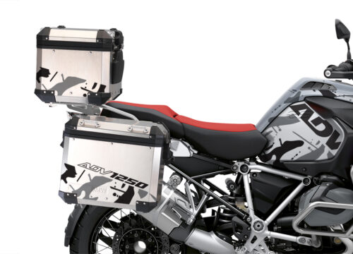 BSTI 3502 BMW R1250GS Adventure Top Box Safari Grey Black Stickers Kit 02