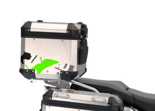 BSTI 3503 BMW R1250GS Adventure Top Box Safari Grey Fluo Green Stickers Kit 03