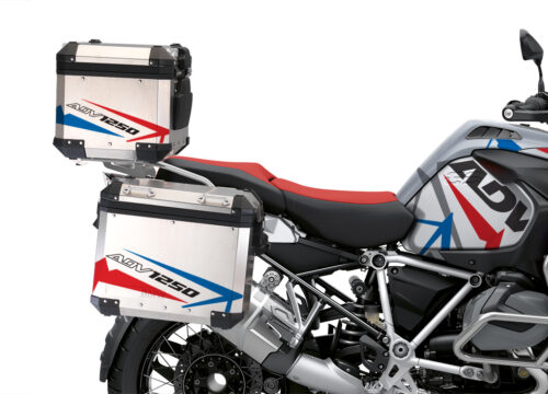 BSTI 3507 BMW R1250GS Adventure Top Box Spike Red Blue Stickers Kit 02