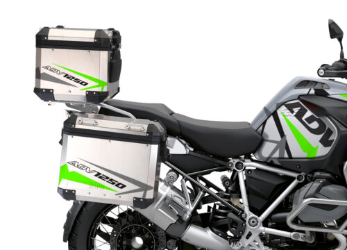 BSTI 3510 BMW R1250GS Adventure Top Box Spike Grey Fluo Green Stickers Kit 02