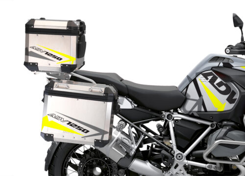 BSTI 3511 BMW R1250GS Adventure Top Box Spike Grey Fluo Yellow Stickers Kit 02
