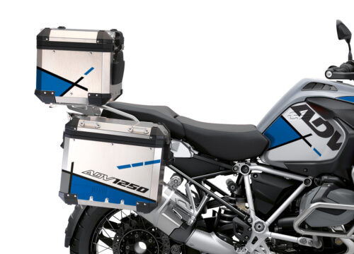 BSTI 3515 BMW R1250GS Adventure Top Box Vector Blue Stickers Kit 02