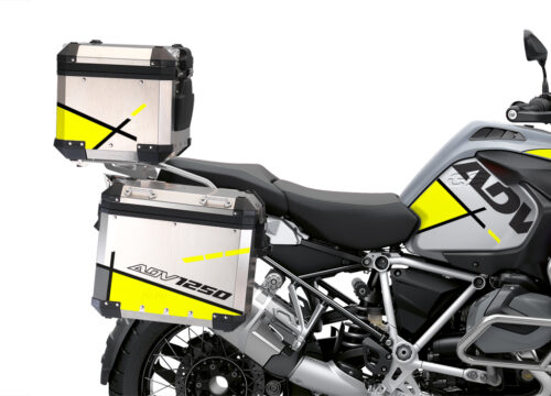BSTI 3517 BMW R1250GS Adventure Top Box Vector Fluo Yellow Stickers Kit 02