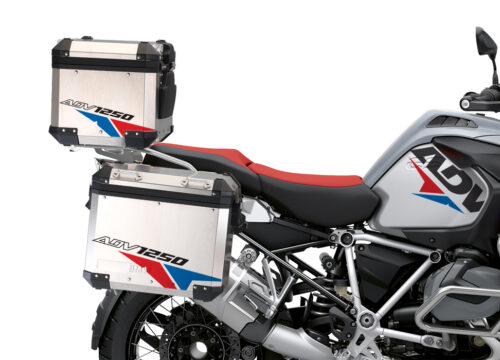 BSTI 3518 BMW R1250GS Adventure Top Box Velos Red Blue Stickers Kit 02