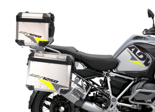 BSTI 3522 BMW R1250GS Adventure Top Box Velos Grey Fluo Yellow Stickers Kit 02