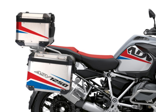 BSTI 3524 BMW R1250GS Adventure Top Box Vivo Red Blue Stickers Kit 02
