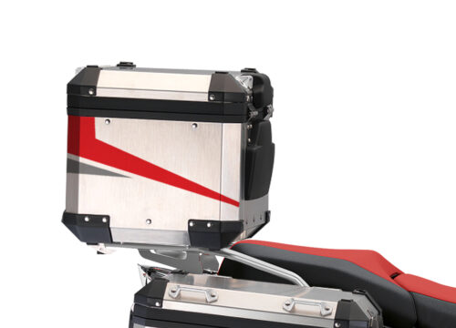 BSTI 3525 BMW R1250GS Adventure Top Box Vivo Red Grey Stickers Kit 03