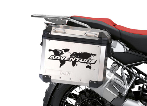BSTI 3530 BMW R1250GS Adventure Panniers The Globe Black Stickers Kit 02