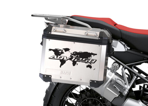 BSTI 3535 BMW R1250GS Adventure Panniers The Globe ADV1250 Black Stickers Kit 02