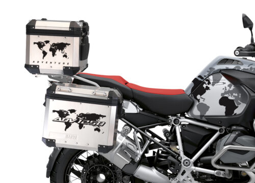 BSTI 3540 BMW R1250GS Adventure Top Box The Globe Black Stickers Kit 02