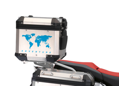 BSTI 3542 BMW R1250GS Adventure Top Box The Globe Light Blue Stickers Kit 03