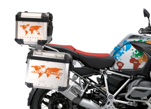 BSTI 3543 BMW R1250GS Adventure Top Box The Globe Orange Stickers Kit 02